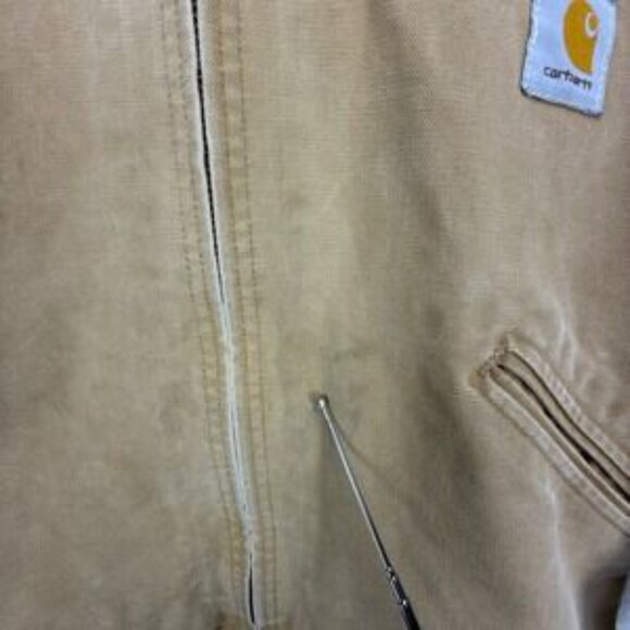 Carhartt Detroit Jacket Blanket Lined Mens Small J01 6BLJ BRN Brown - Picture 11 of 16